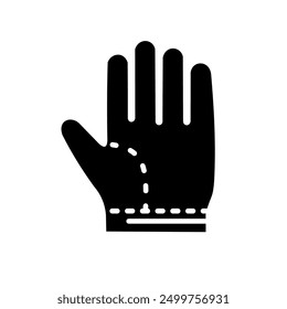 work glove  - simple. vector icon