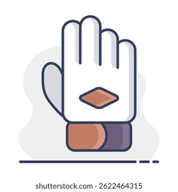 Work glove vector icon. Construction, repair and building. Graph symbol for your web site design, logo, app, UI
