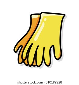 work gloves doodle
