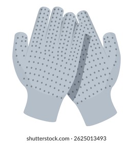 Work gloves ensuring safety and grip during various tasks, featuring dotted pattern for enhanced grip