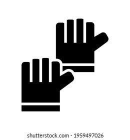 work gloves icon or logo isolated sign symbol vector illustration - high quality black style vector icons
