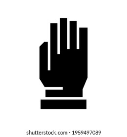 work gloves icon or logo isolated sign symbol vector illustration - high quality black style vector icons
