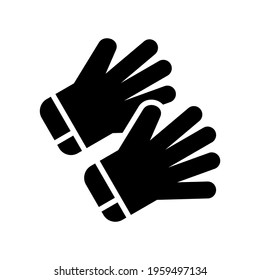 work gloves icon or logo isolated sign symbol vector illustration - high quality black style vector icons
