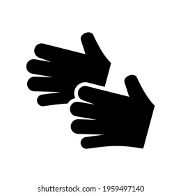 work gloves icon or logo isolated sign symbol vector illustration - high quality black style vector icons
