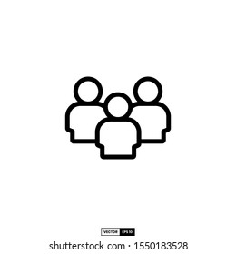 Work group icon, design inspiration vector template for interface and any purpose
