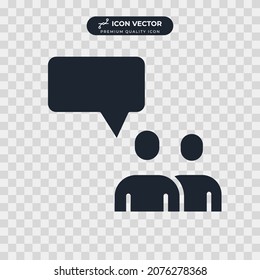 work group icon symbol template for graphic and web design collection logo vector illustration