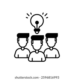 Work Group icon vector stock illustration