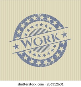 Work grunge seal