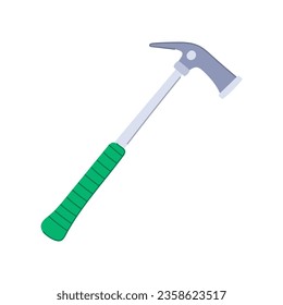 work hammer cartoon. carpentry hardware, service equipment, build carpenter work hammer sign. isolated symbol vector illustration