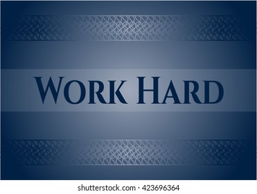 Arbeit Hartes bunter Poster