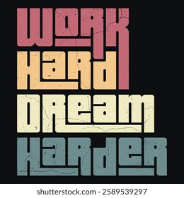 "Work hard, dream harder" is a powerful reminder to put in the effort today and keep pushing toward your dreams. Embrace dedication and perseverance, because success is earned, not given.