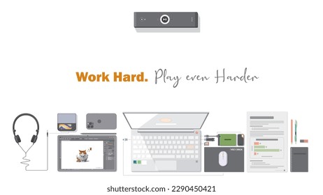 Work hard, play even harder. My daily gadget to work and play