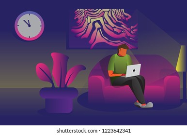 work hard till midnight