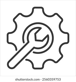 Work Hardening Outline Icon Vector Illustration