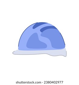 caricatura del constructor de cascos de trabajo. equipo industrial, herramienta industrial, proteger el signo del constructor de cascos de trabajo de construcción. ilustración vectorial de símbolo aislado