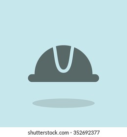 Work helmet icon