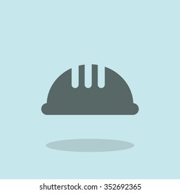 Work helmet pictogram