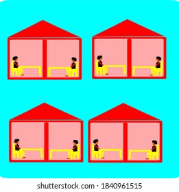 work from home - activities of workers who are working from home during the Covid-19 epidemic