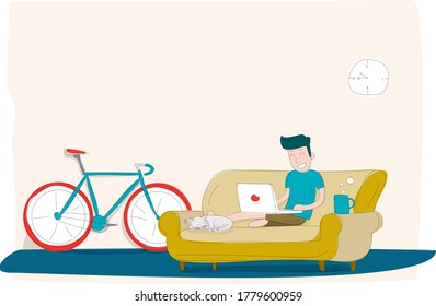 Work from home is the best part happen to 2020. cyclist now can happily share their work trough digital internet to make awesome update about the works