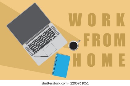 Work from home by working and doing business online