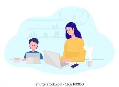 10,487 Working mother cartoon Images, Stock Photos & Vectors | Shutterstock