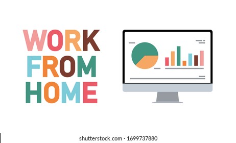 trabajo desde el concepto de hogar permanecer en el trabajo en casa entre brotes de virus