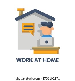 Ilustración de diseño de estilo de icono plano en casa sobre pasos de fondo blanco.10