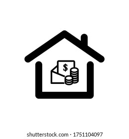 Work From Home Icon Vector Illustration