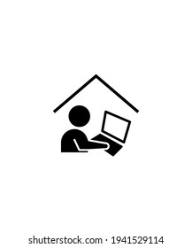 work from home icon,vector best flat icon.