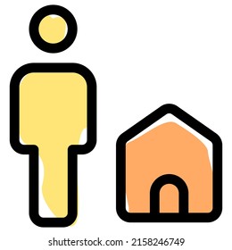 von zu Hause aus initiierte Arbeit