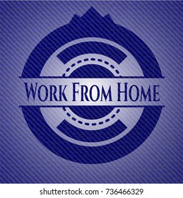 Work From Home jean background