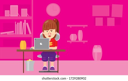 Work at home with me 