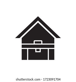 Work from home office icon