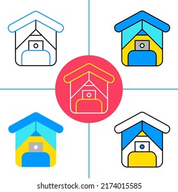 work from home on white background