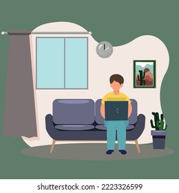 Work at home, a remote profession for traveling.