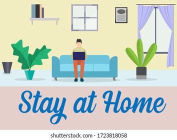 work from home and stay at home