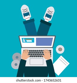 trabajo en casa, teletrabajo, trabajo en casa, trabajo en casa, cuarentena, trabajo independiente, uso de ordenador, trabajo en ordenador, persona con ordenador, oficina en casa