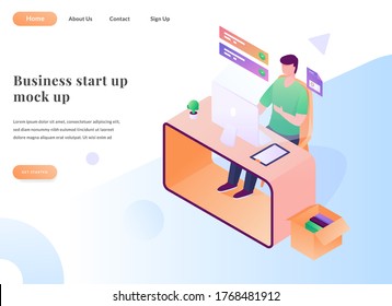 work from home web landing page 