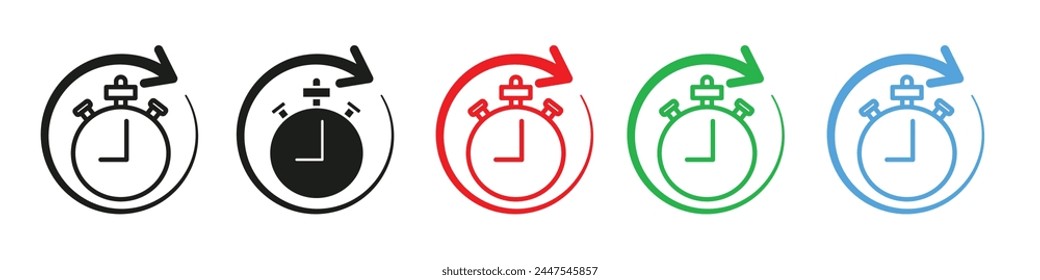 Work Hour Reduction Timer Icon for Increased Time Efficiency