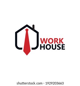 Work house logo template design