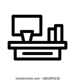 icono de trabajo o logotipo símbolo de signo aislado ilustración vectorial - iconos vectoriales de estilo negro de alta calidad
