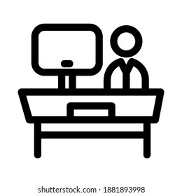 work icon or logo isolated sign symbol vector illustration - high quality black style vector icons
