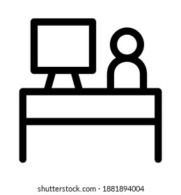 work icon or logo isolated sign symbol vector illustration - high quality black style vector icons
