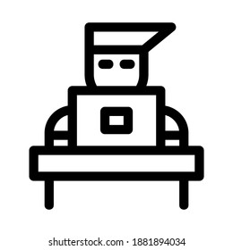 work icon or logo isolated sign symbol vector illustration - high quality black style vector icons
