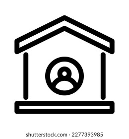 work from icon or logo isolated sign symbol vector illustration - high quality black style vector icons
