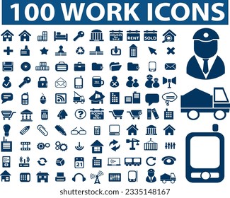 work icon. web. freelance. bussines. icon set. design. vector set. jo easy. symbols. sign