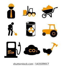 work icons over white background vector illustration
