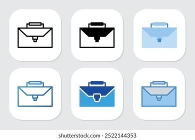 work icons with various design styles