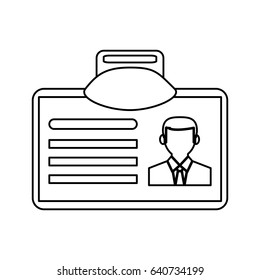 work id card icon image 
