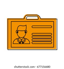 work id card icon image 